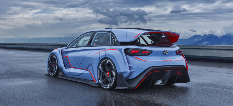 Illustration for article titled Hyundai's Incredible 374 Horsepower RN30 Racing Concept Is The Hoon-Day We Need